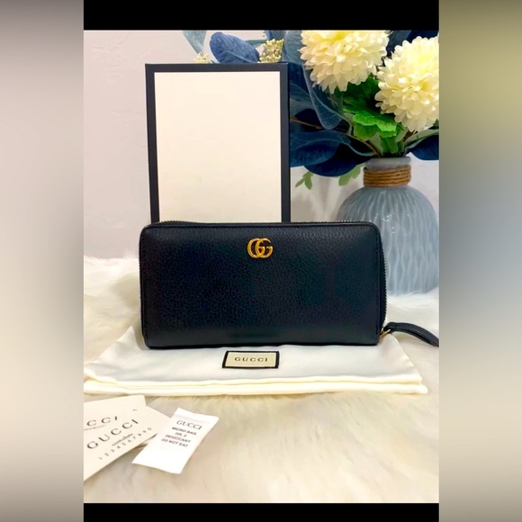 GUCCI Marmont GG Zip Around Wallet With Box & Dustbag - Picture 7 of 15